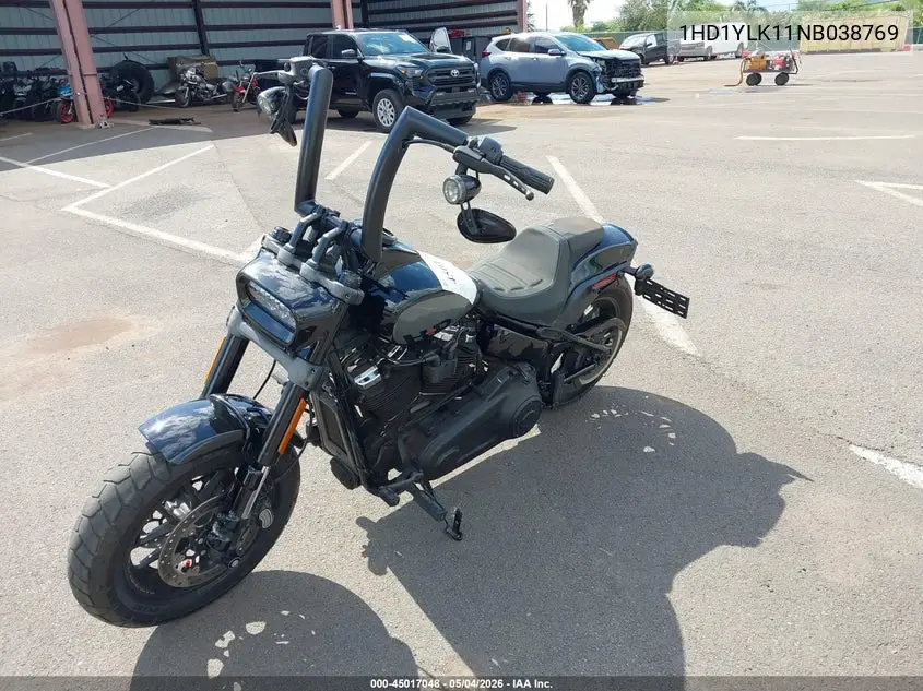 2022 Harley-Davidson Fxfbs VIN: 1HD1YLK11NB038769 Lot: 45017048