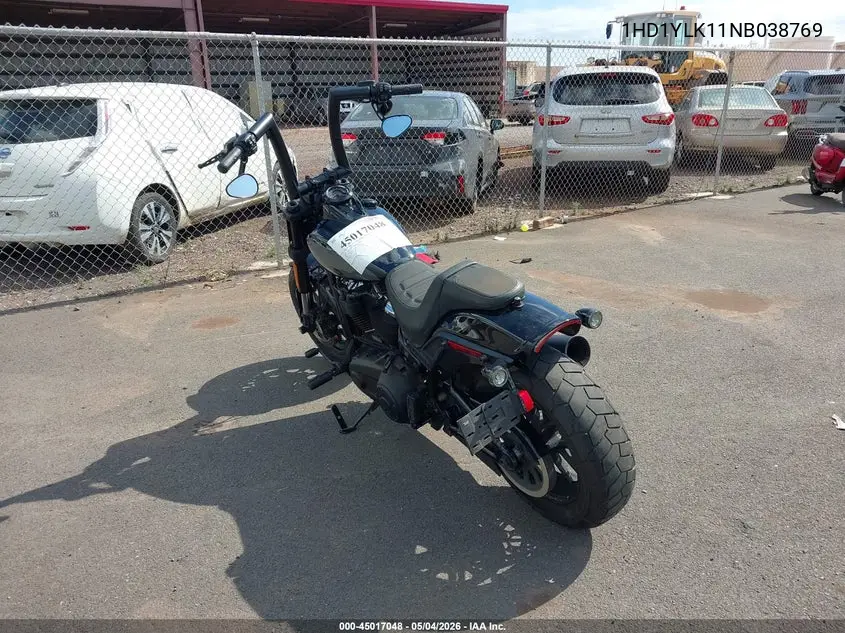 2022 Harley-Davidson Fxfbs VIN: 1HD1YLK11NB038769 Lot: 45017048