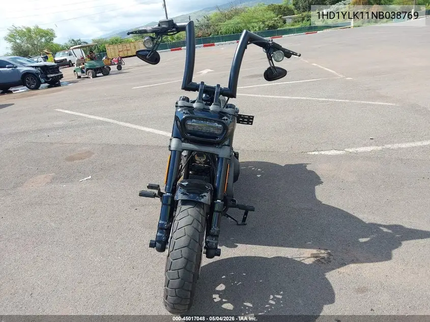 2022 Harley-Davidson Fxfbs VIN: 1HD1YLK11NB038769 Lot: 45017048
