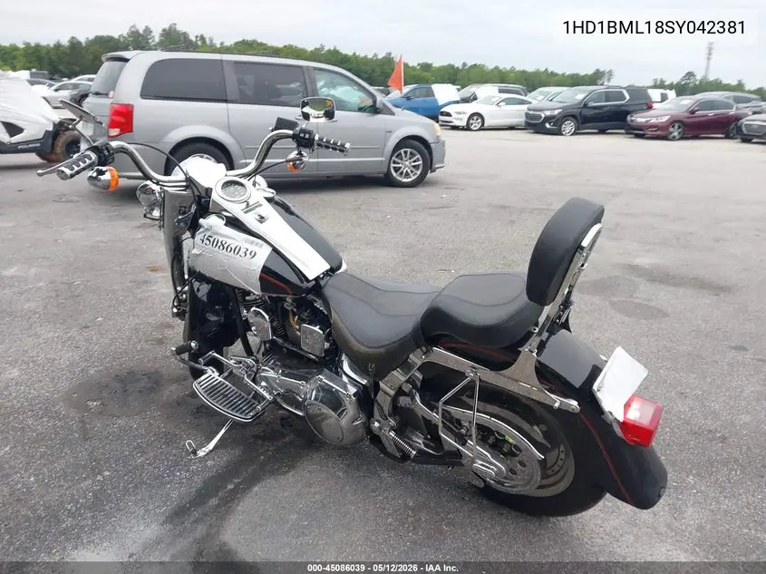 1995 Harley-Davidson Flstf VIN: 1HD1BML18SY042381 Lot: 45086039