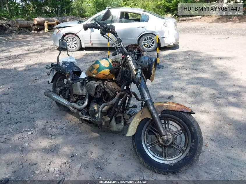 2000 Harley-Davidson Flstf VIN: 1HD1BMY1XYY061449 Lot: 45443428