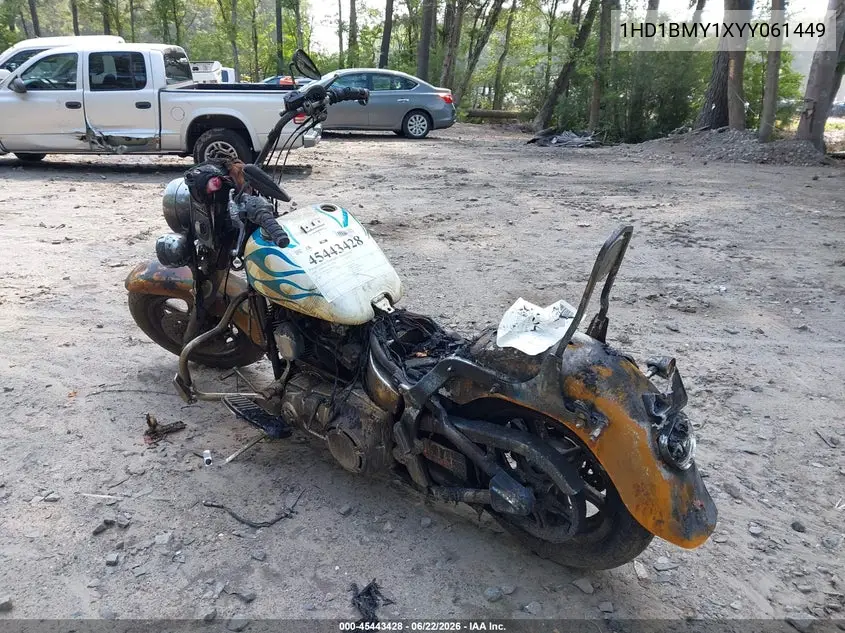 2000 Harley-Davidson Flstf VIN: 1HD1BMY1XYY061449 Lot: 45443428