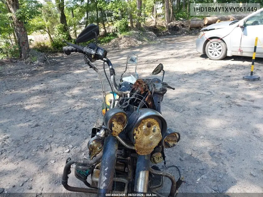 2000 Harley-Davidson Flstf VIN: 1HD1BMY1XYY061449 Lot: 45443428