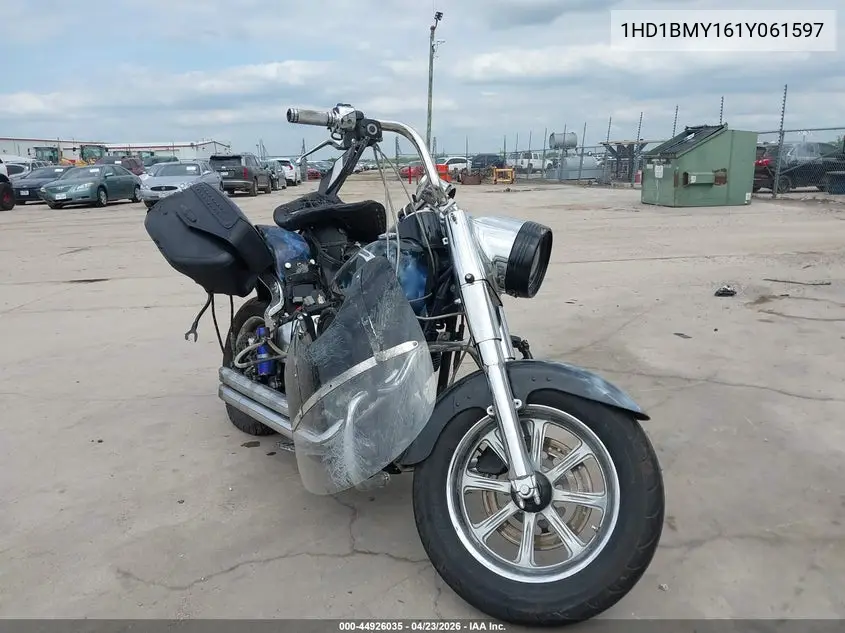 2001 Harley-Davidson Flstf VIN: 1HD1BMY161Y061597 Lot: 44926035