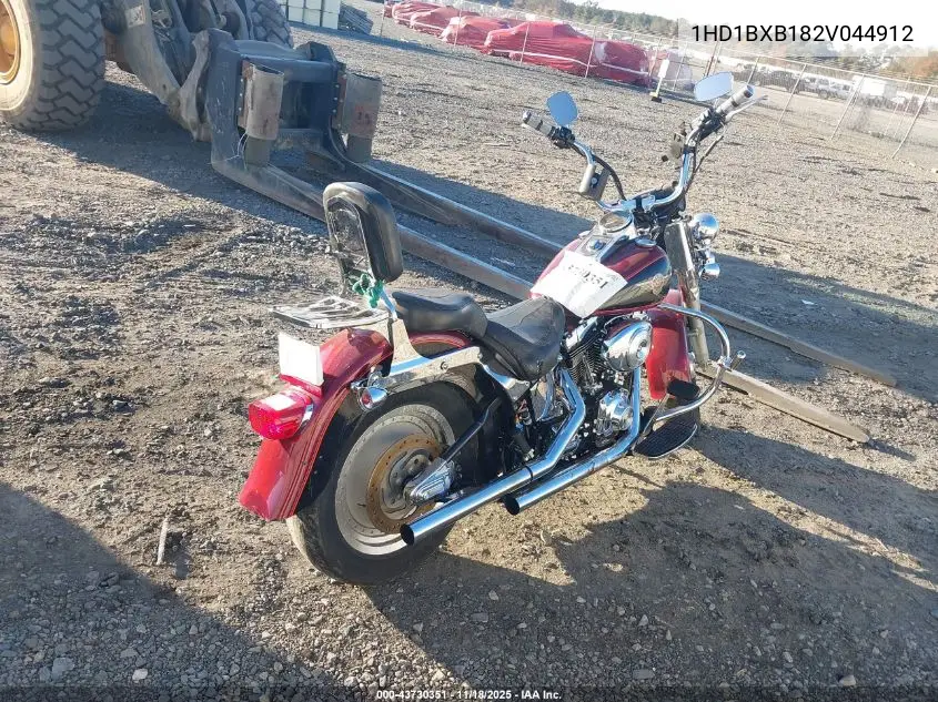 2002 Harley-Davidson Flstfi VIN: 1HD1BXB182Y044912 Lot: 43730351