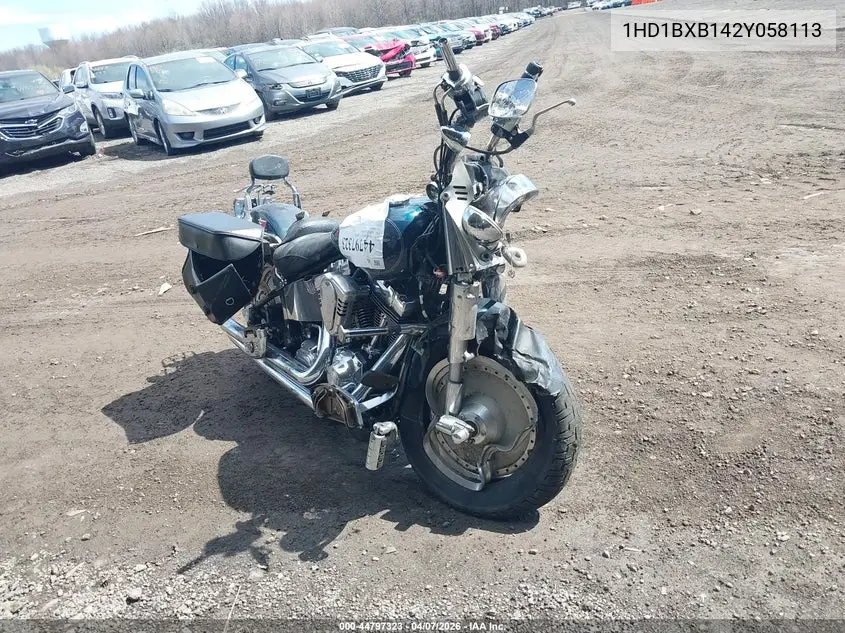 2002 Harley-Davidson Flstfi VIN: 1HD1BXB142Y058113 Lot: 44797323