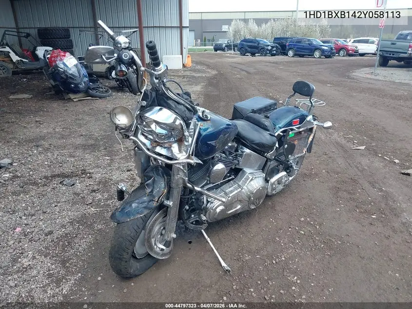 2002 Harley-Davidson Flstfi VIN: 1HD1BXB142Y058113 Lot: 44797323