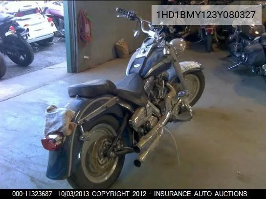 2003 Harley-Davidson Flstf VIN: 1HD1BMY123Y080327 Lot: 11323687
