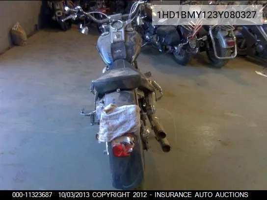 2003 Harley-Davidson Flstf VIN: 1HD1BMY123Y080327 Lot: 11323687