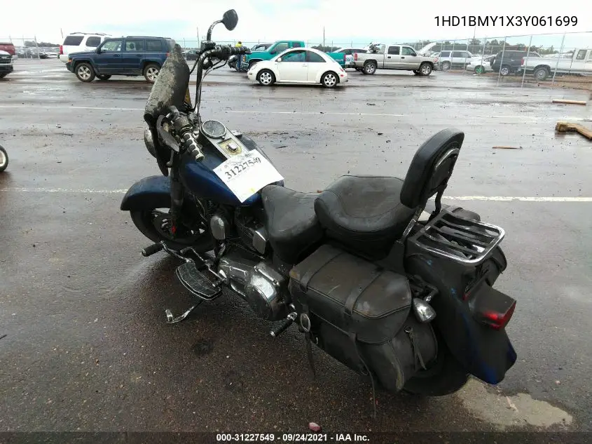 2003 Harley-Davidson Flstf VIN: 1HD1BMY1X3Y061699 Lot: 31227549