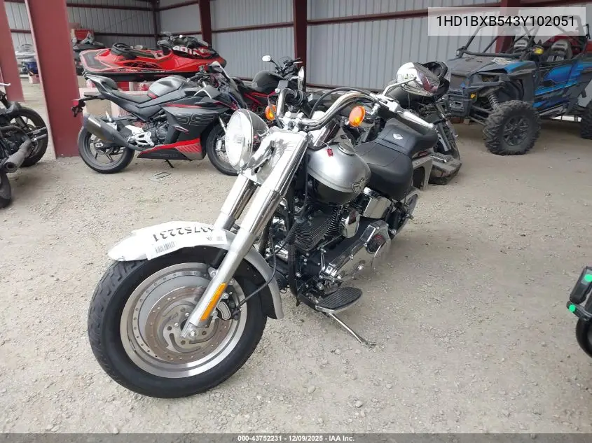 2003 Harley-Davidson Flstfi Anniversary VIN: 1HD1BXB543Y102051 Lot: 43752231