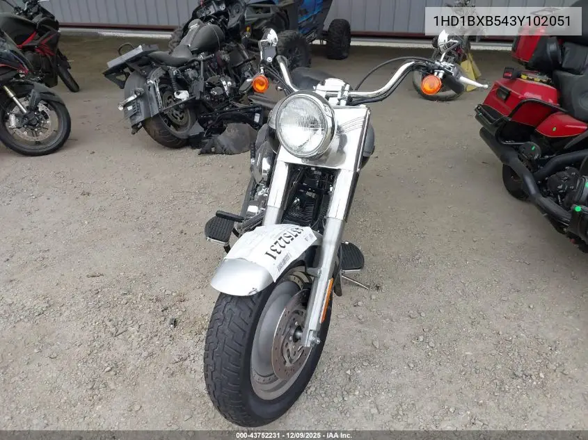 2003 Harley-Davidson Flstfi Anniversary VIN: 1HD1BXB543Y102051 Lot: 43752231