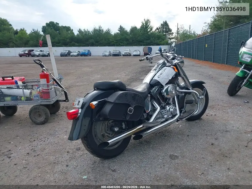 2005 Harley-Davidson Flstf VIN: 1HD1BMY135Y036498 Lot: 45483200