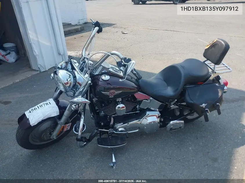 2005 Harley-Davidson Flstfi VIN: 1HD1BXB135Y097912 Lot: 45610781