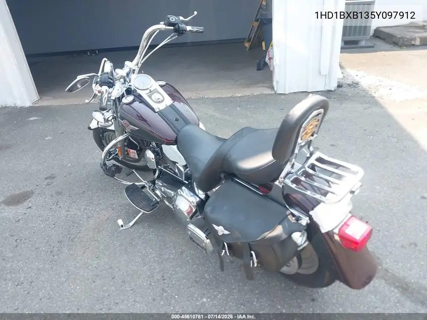 2005 Harley-Davidson Flstfi VIN: 1HD1BXB135Y097912 Lot: 45610781