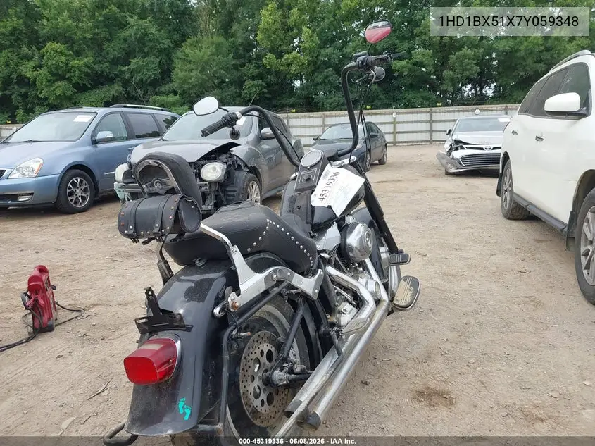 2007 Harley-Davidson Flstf VIN: 1HD1BX51X7Y059348 Lot: 45319336
