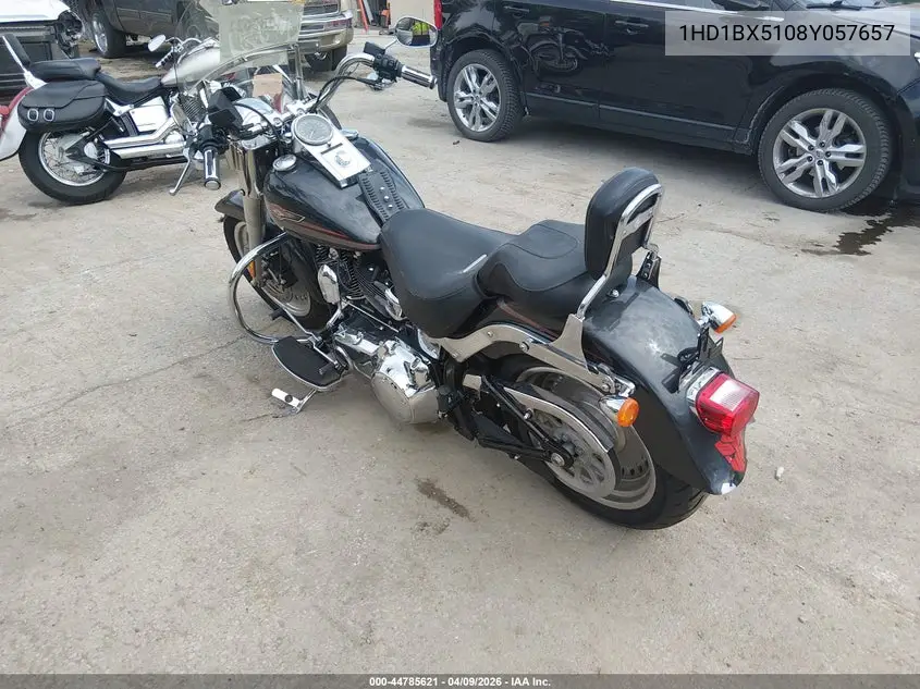 2008 Harley-Davidson Flstf VIN: 1HD1BX5108Y057657 Lot: 44785621
