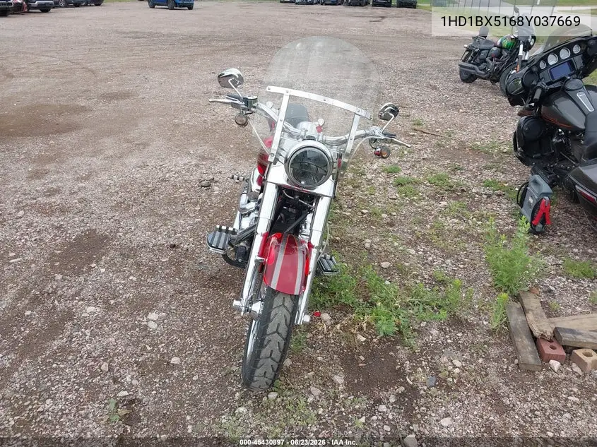 2008 Harley-Davidson Flstf VIN: 1HD1BX5168Y037669 Lot: 45430897