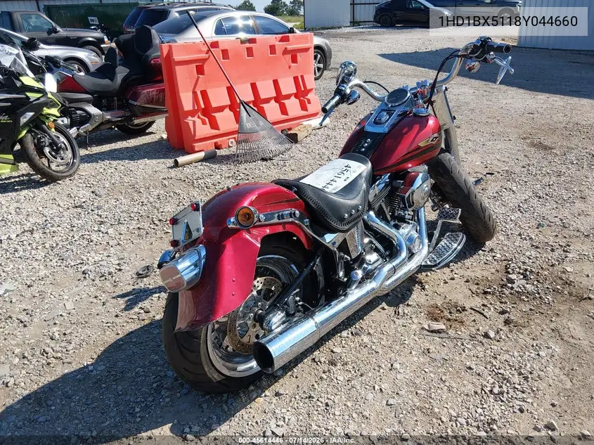 2008 Harley-Davidson Flstf VIN: 1HD1BX5118Y044660 Lot: 45614446
