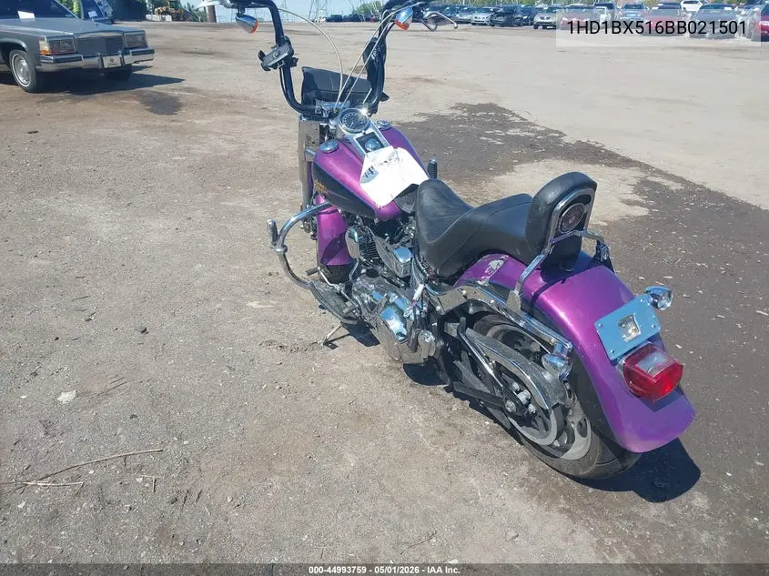 2011 Harley-Davidson Flstf VIN: 1HD1BX516BB021501 Lot: 44993759