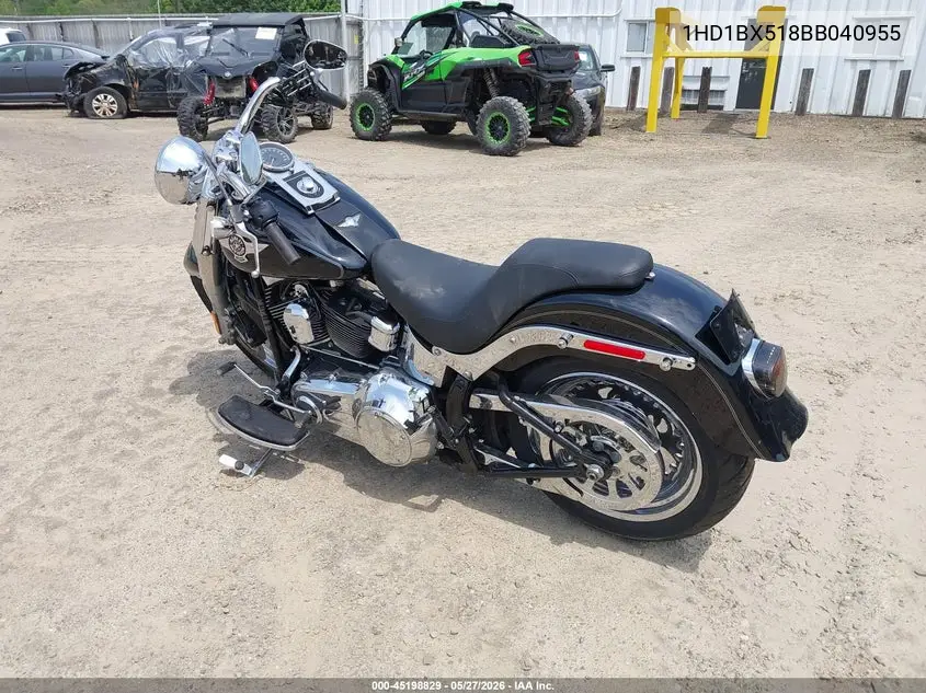 2011 Harley-Davidson Flstf VIN: 1HD1BX518BB040955 Lot: 45198829