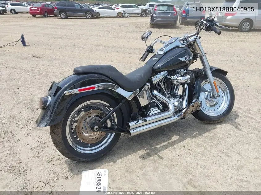 2011 Harley-Davidson Flstf VIN: 1HD1BX518BB040955 Lot: 45198829