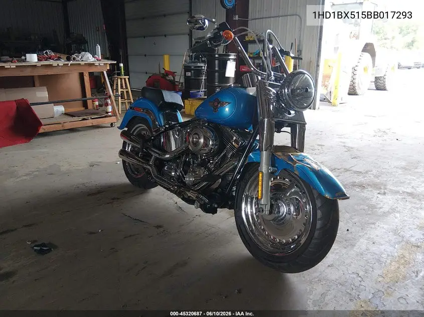2011 Harley-Davidson Flstf VIN: 1HD1BX515BB017293 Lot: 45320687