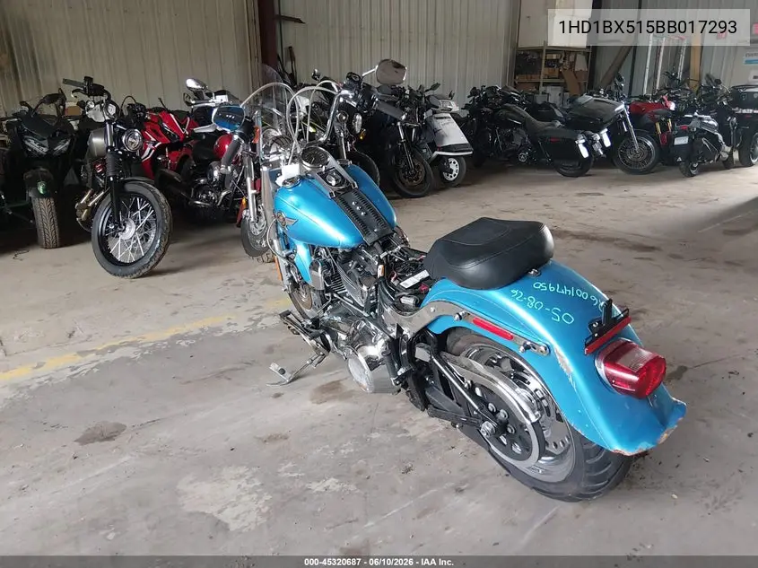 2011 Harley-Davidson Flstf VIN: 1HD1BX515BB017293 Lot: 45320687