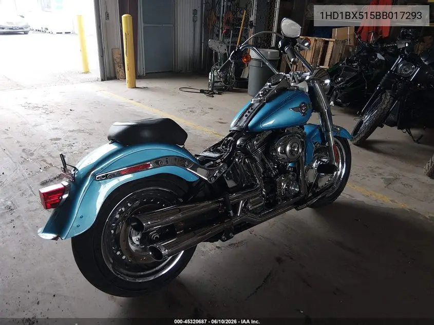 2011 Harley-Davidson Flstf VIN: 1HD1BX515BB017293 Lot: 45320687