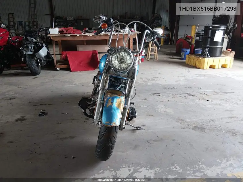 2011 Harley-Davidson Flstf VIN: 1HD1BX515BB017293 Lot: 45320687
