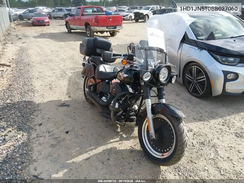 2011 Harley-Davidson Flstfb VIN: 1HD1JN510BB027060 Lot: 45398732