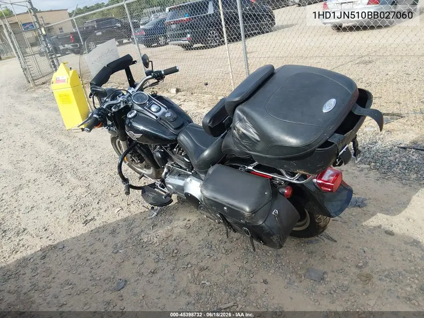 2011 Harley-Davidson Flstfb VIN: 1HD1JN510BB027060 Lot: 45398732