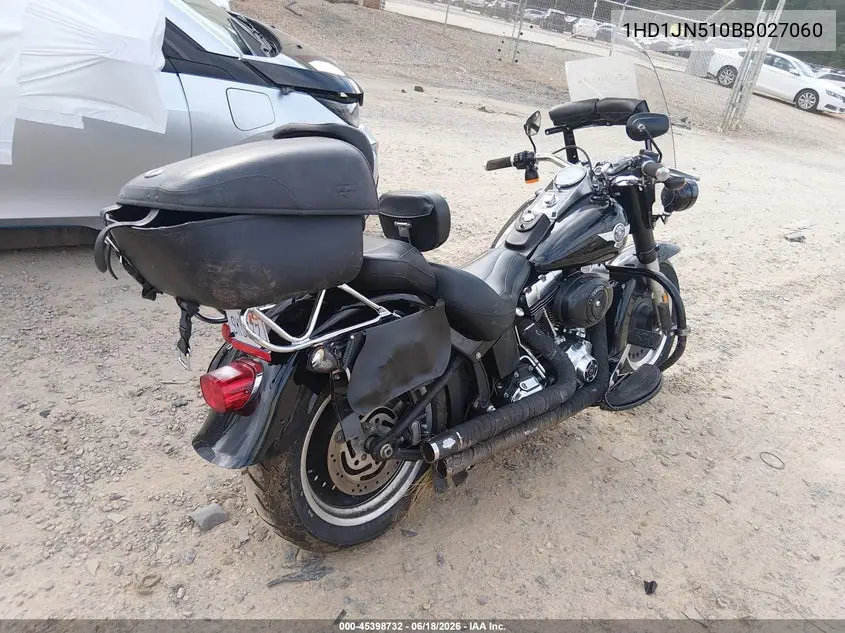 2011 Harley-Davidson Flstfb VIN: 1HD1JN510BB027060 Lot: 45398732