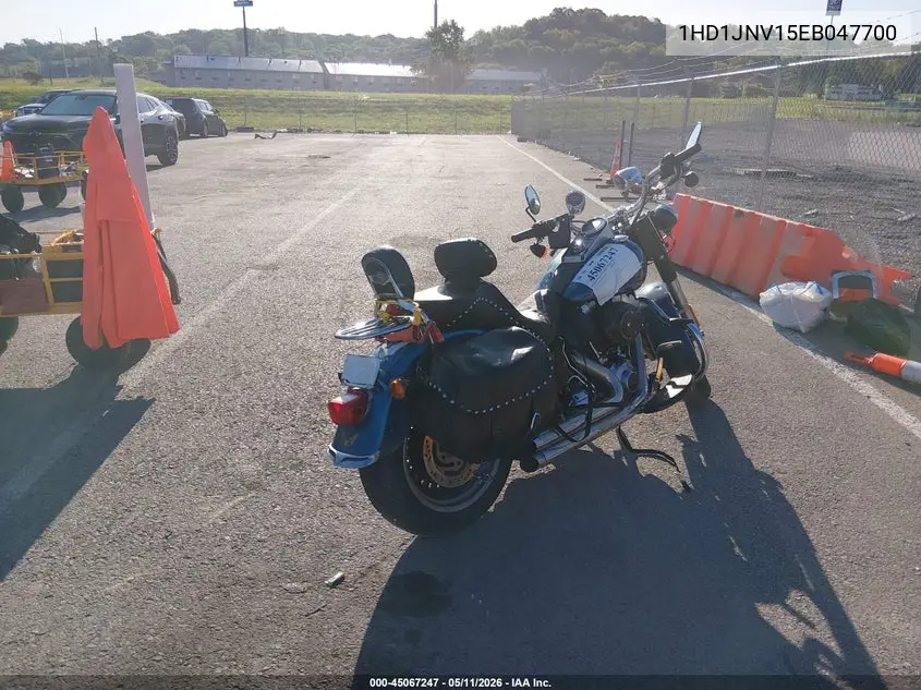 2014 Harley-Davidson Flstfb Fatboy Lo VIN: 1HD1JNV15EB047700 Lot: 45067247