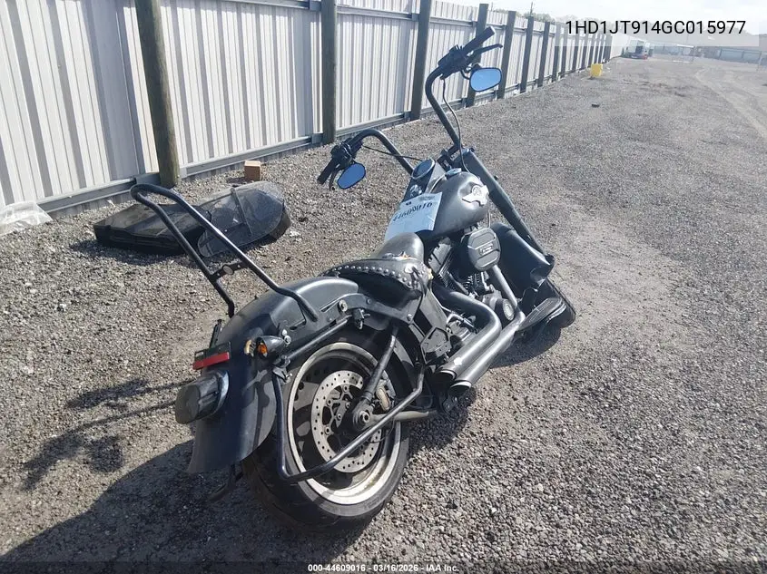 2016 Harley-Davidson Flstfbs VIN: 1HD1JT914GC015977 Lot: 44609016