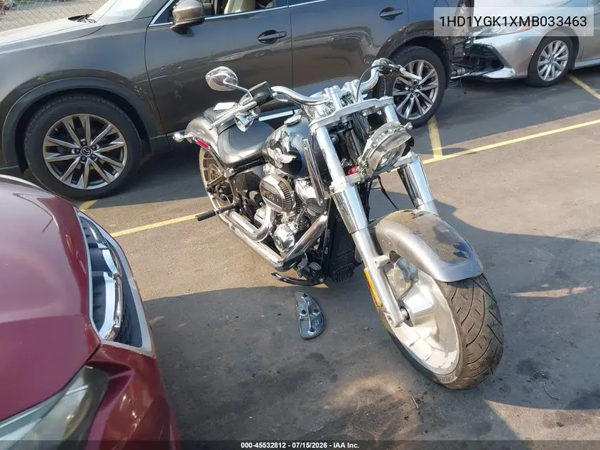 2021 Harley-Davidson Flfbs VIN: 1HD1YGK1XMB033463 Lot: 45532812