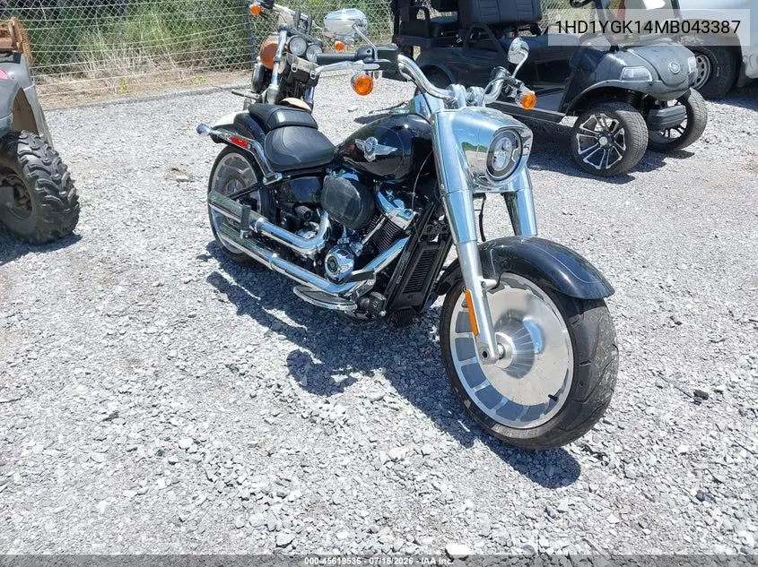 2021 Harley-Davidson Flfbs VIN: 1HD1YGK14MB043387 Lot: 45619536