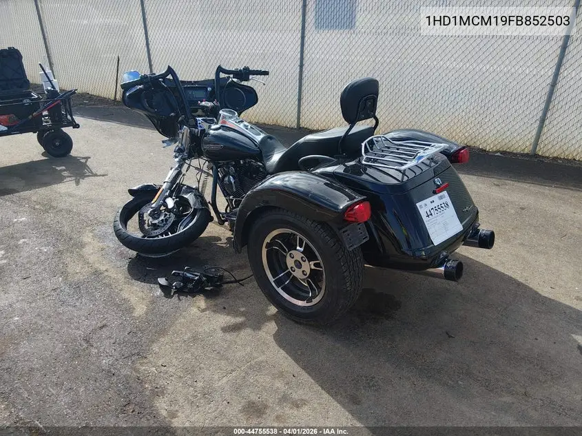 2015 Harley-Davidson Flrt Free Wheeler VIN: 1HD1MCM19FB852503 Lot: 44755538