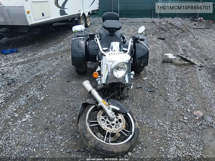 2015 Harley-Davidson Flrt Free Wheeler VIN: 1HD1MCM10FB856701 Lot: 45418645