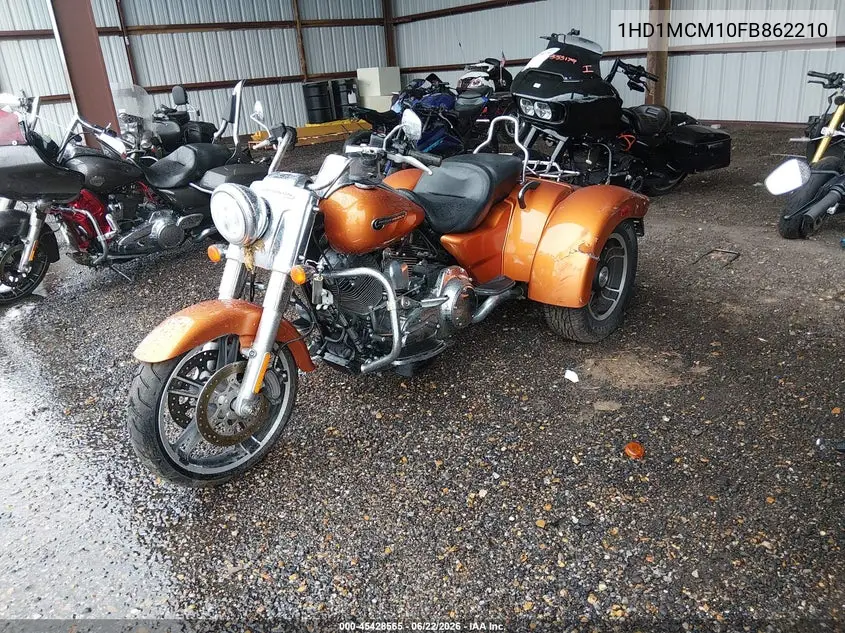 2015 Harley-Davidson Flrt Free Wheeler VIN: 1HD1MCM10FB862210 Lot: 45428565