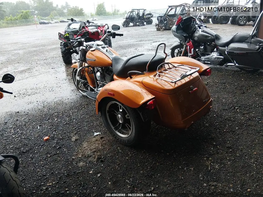2015 Harley-Davidson Flrt Free Wheeler VIN: 1HD1MCM10FB862210 Lot: 45428565