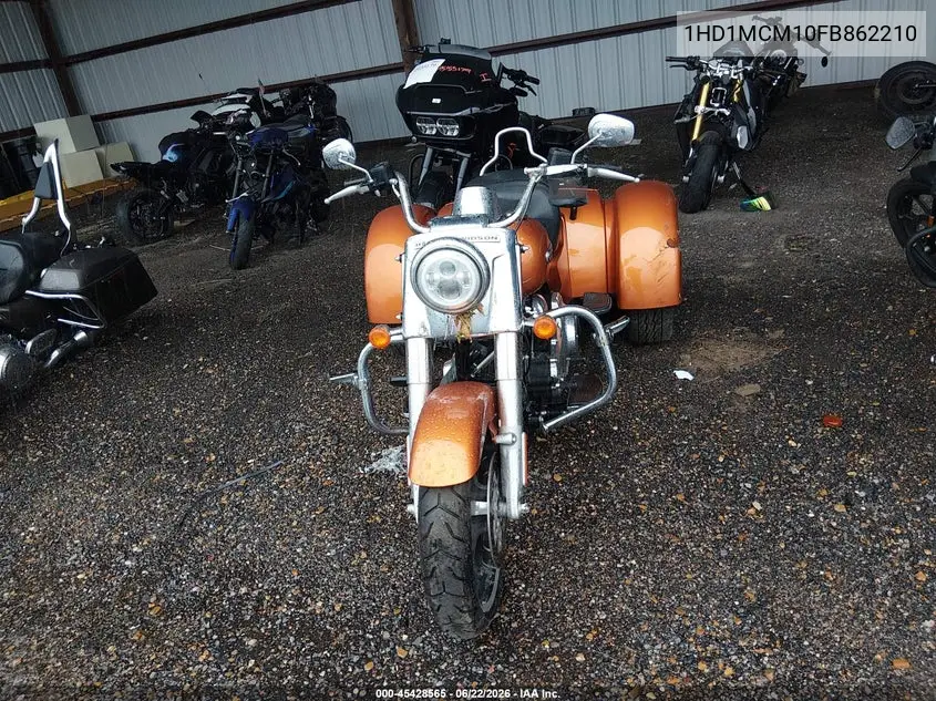 2015 Harley-Davidson Flrt Free Wheeler VIN: 1HD1MCM10FB862210 Lot: 45428565