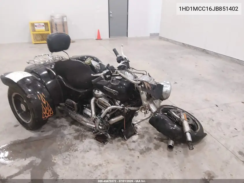 2018 Harley-Davidson Flrt Free Wheeler VIN: 1HD1MCC16JB851402 Lot: 45470372