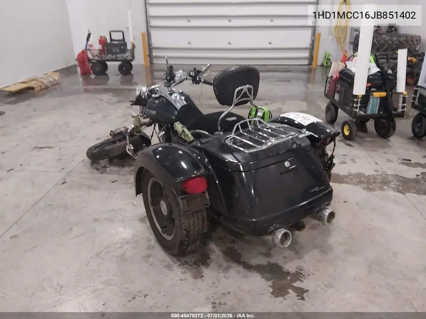 2018 Harley-Davidson Flrt Free Wheeler VIN: 1HD1MCC16JB851402 Lot: 45470372