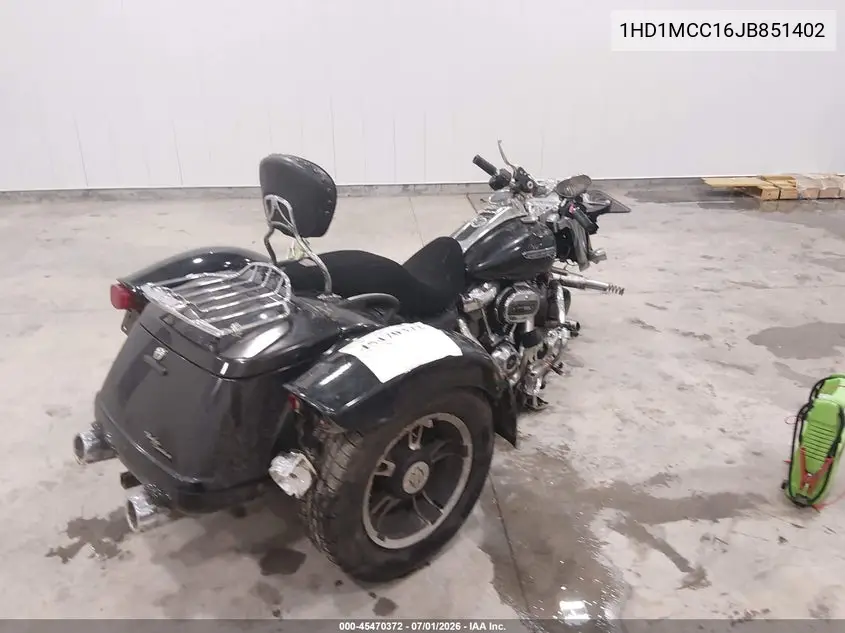 2018 Harley-Davidson Flrt Free Wheeler VIN: 1HD1MCC16JB851402 Lot: 45470372