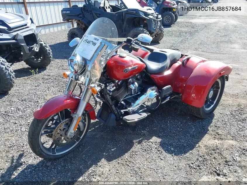 2018 Harley-Davidson Flrt Free Wheeler VIN: 1HD1MCC16JB857684 Lot: 45540790
