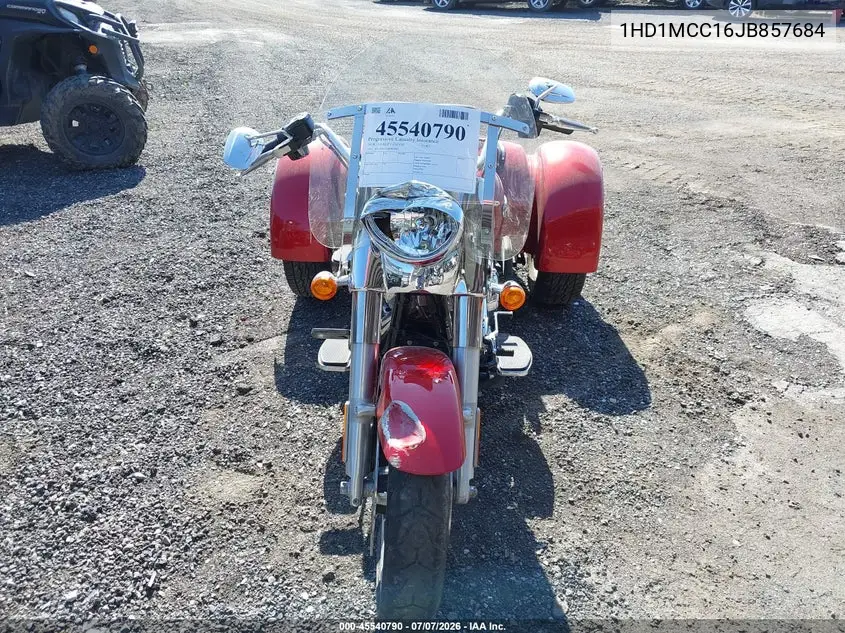 2018 Harley-Davidson Flrt Free Wheeler VIN: 1HD1MCC16JB857684 Lot: 45540790