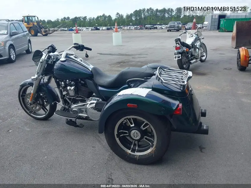 2021 Harley-Davidson Flrt VIN: 1HD1MCP19MB851523 Lot: 44726323