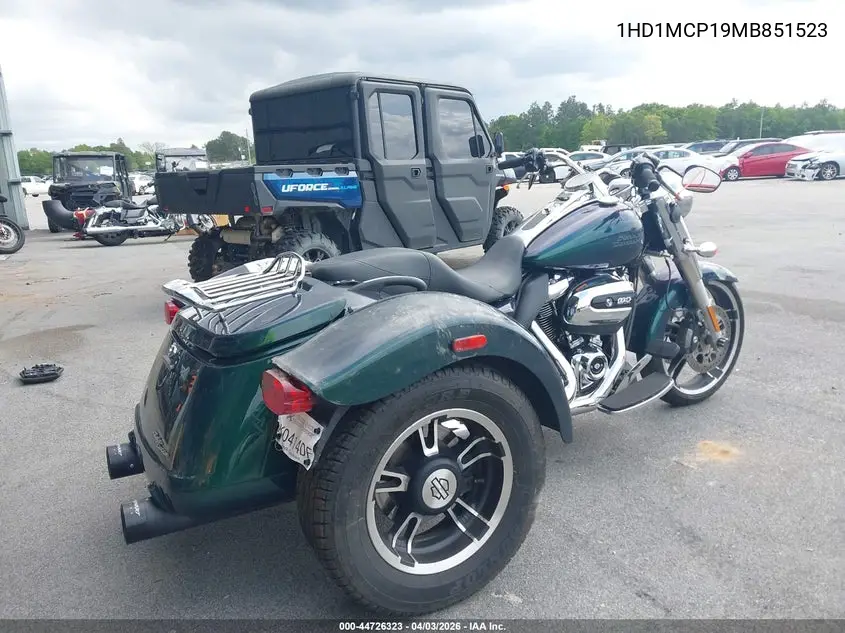 2021 Harley-Davidson Flrt VIN: 1HD1MCP19MB851523 Lot: 44726323