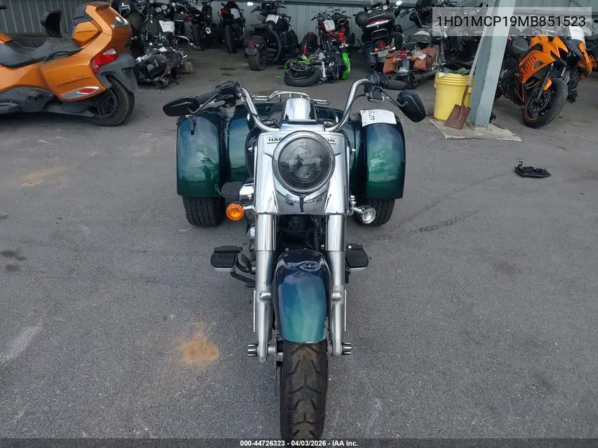 2021 Harley-Davidson Flrt VIN: 1HD1MCP19MB851523 Lot: 44726323